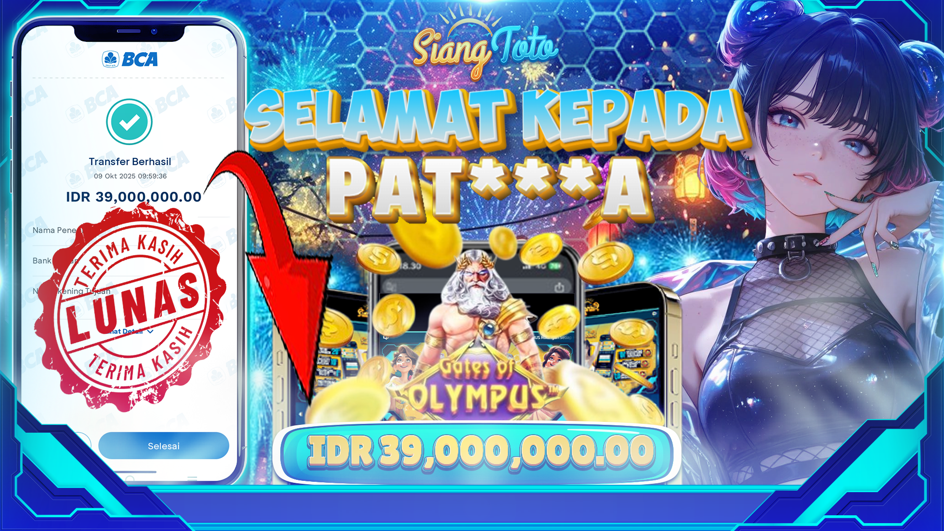 BUKTI MENANG SIANGTOTO