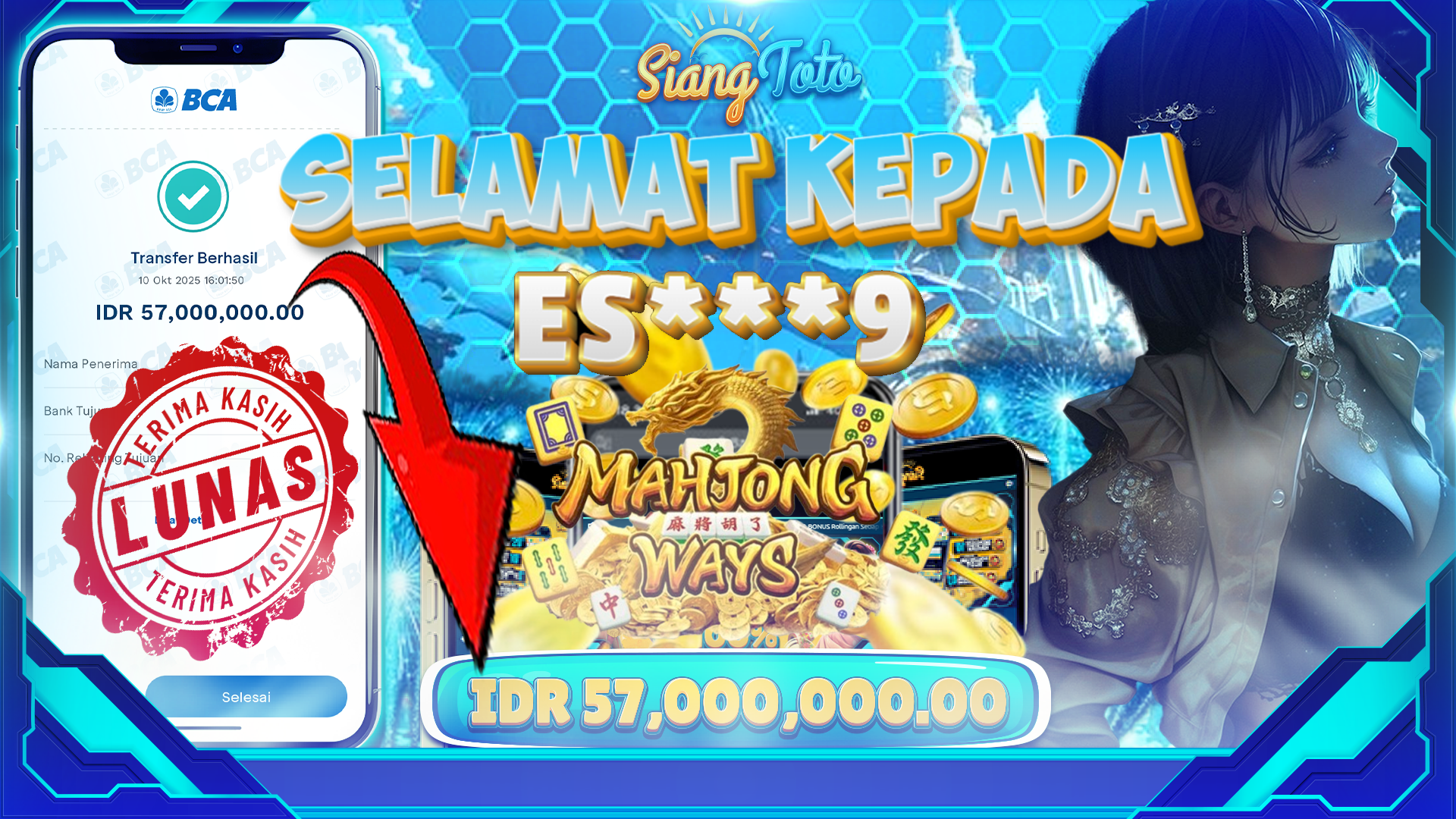 BUKTI MENANG SIANGTOTO