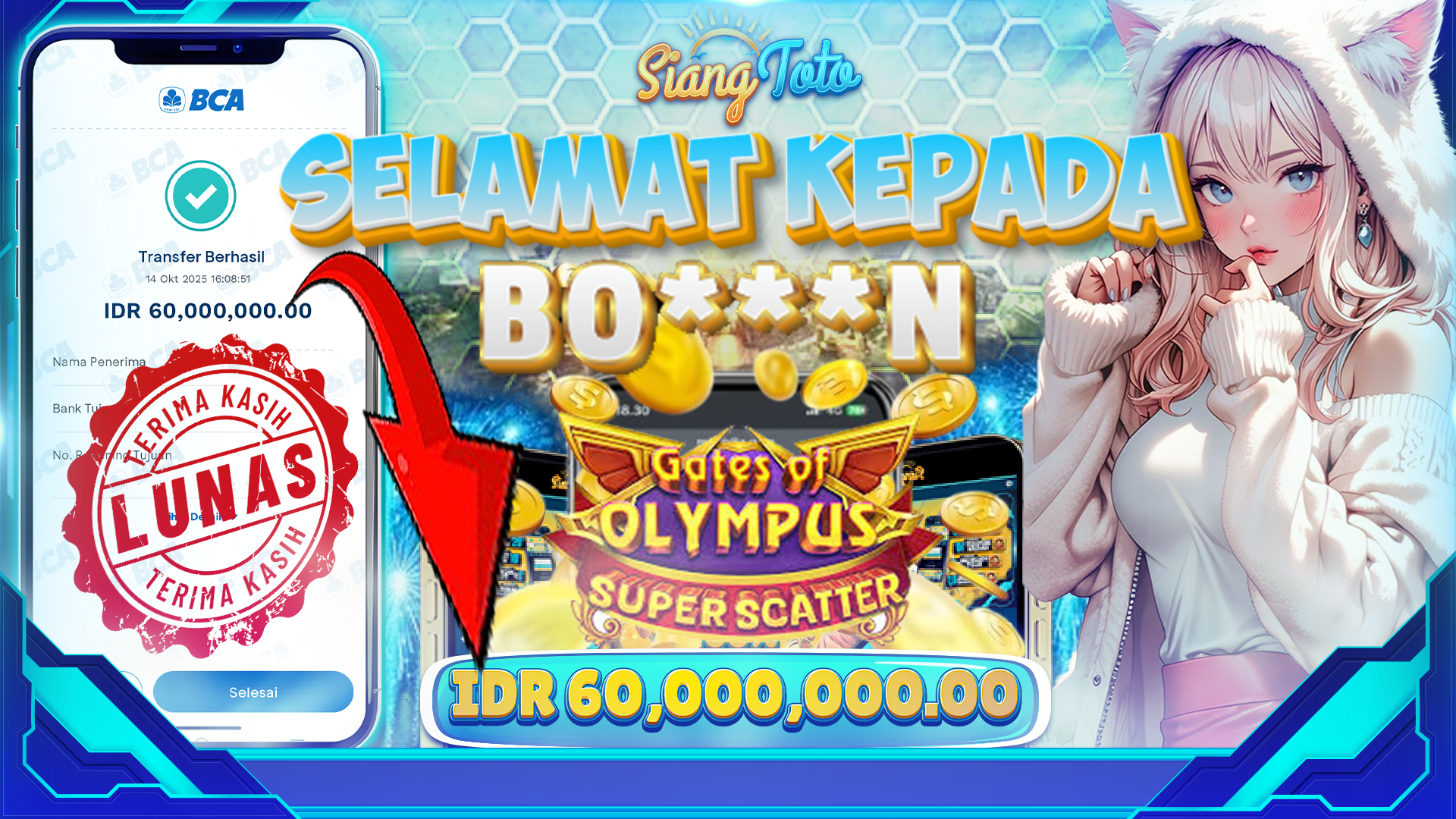 BUKTI MENANG SIANGTOTO