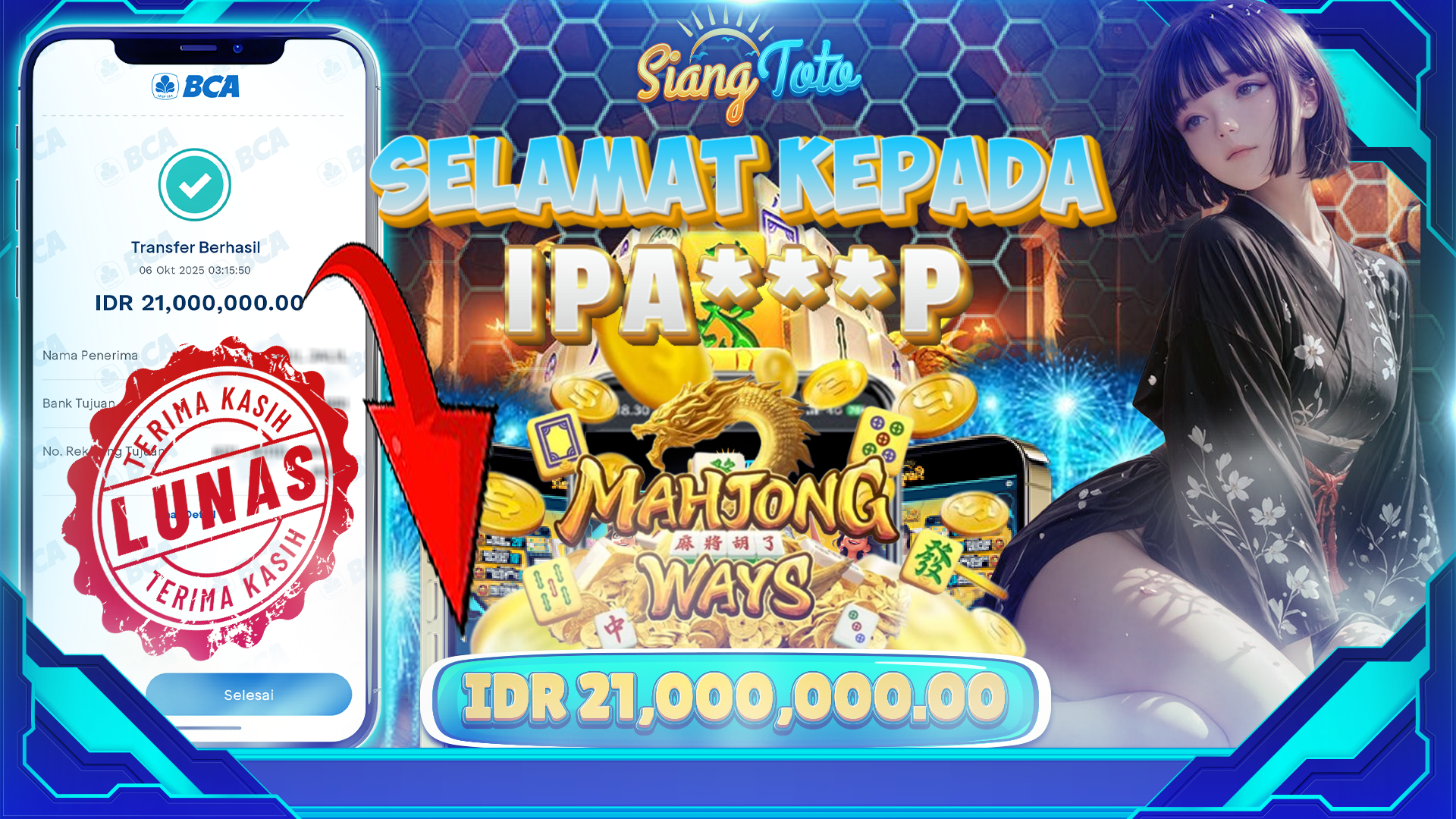 BUKTI JACKPOT SIANGTOTO