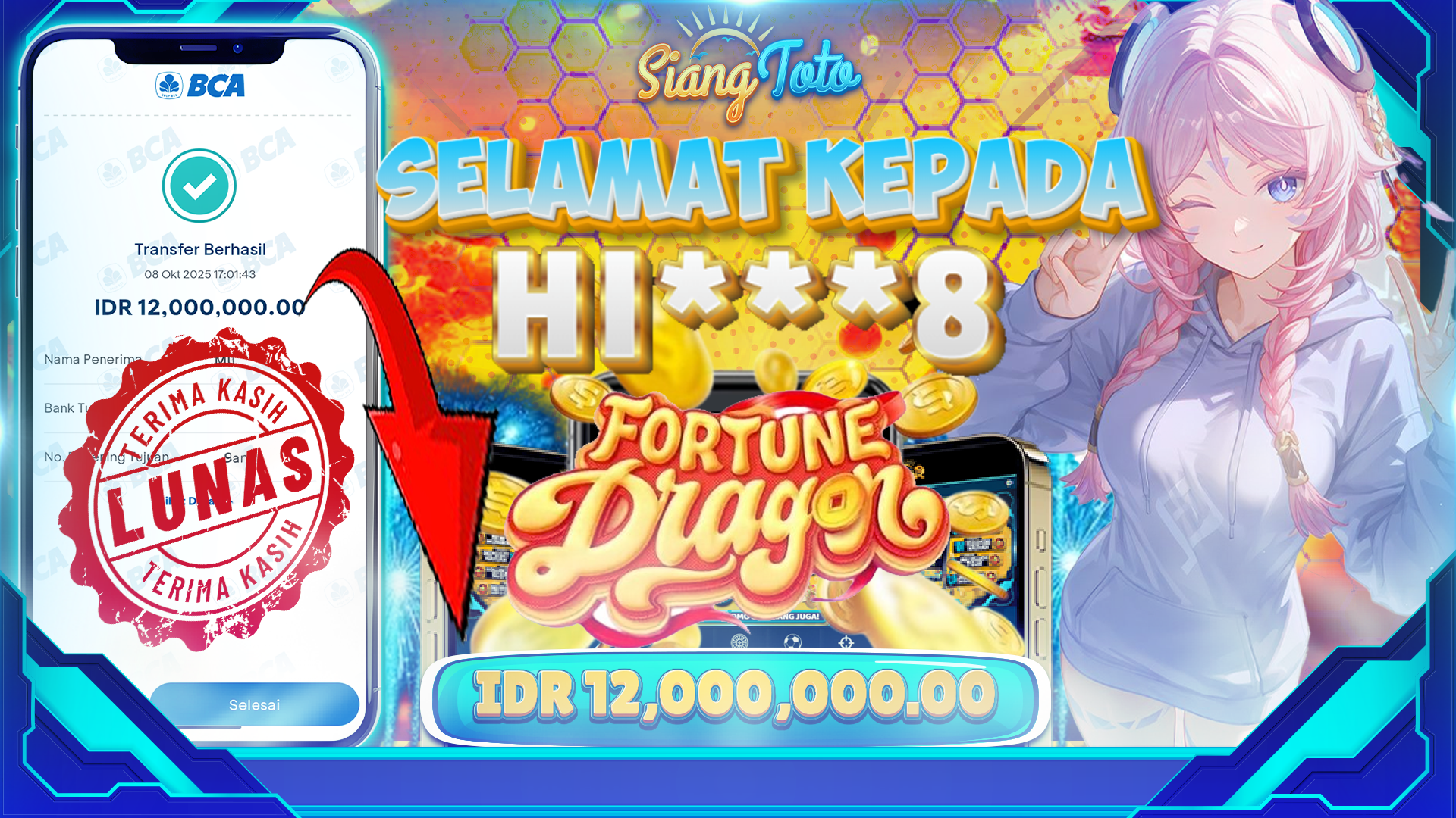BUKTI MENANG SIANGTOTO