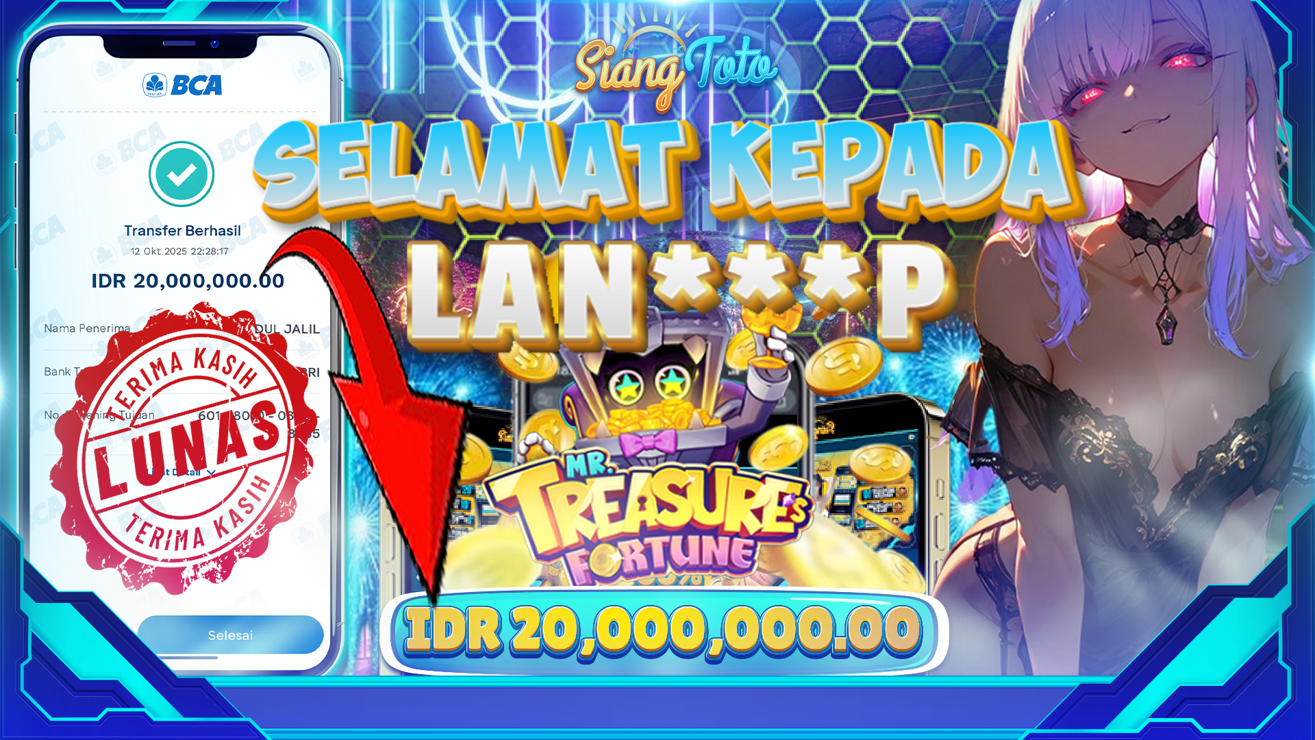 BUKTI MENANG SIANGTOTO