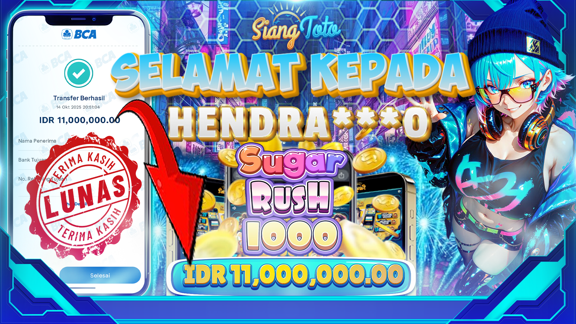 BUKTI MENANG SIANGTOTO