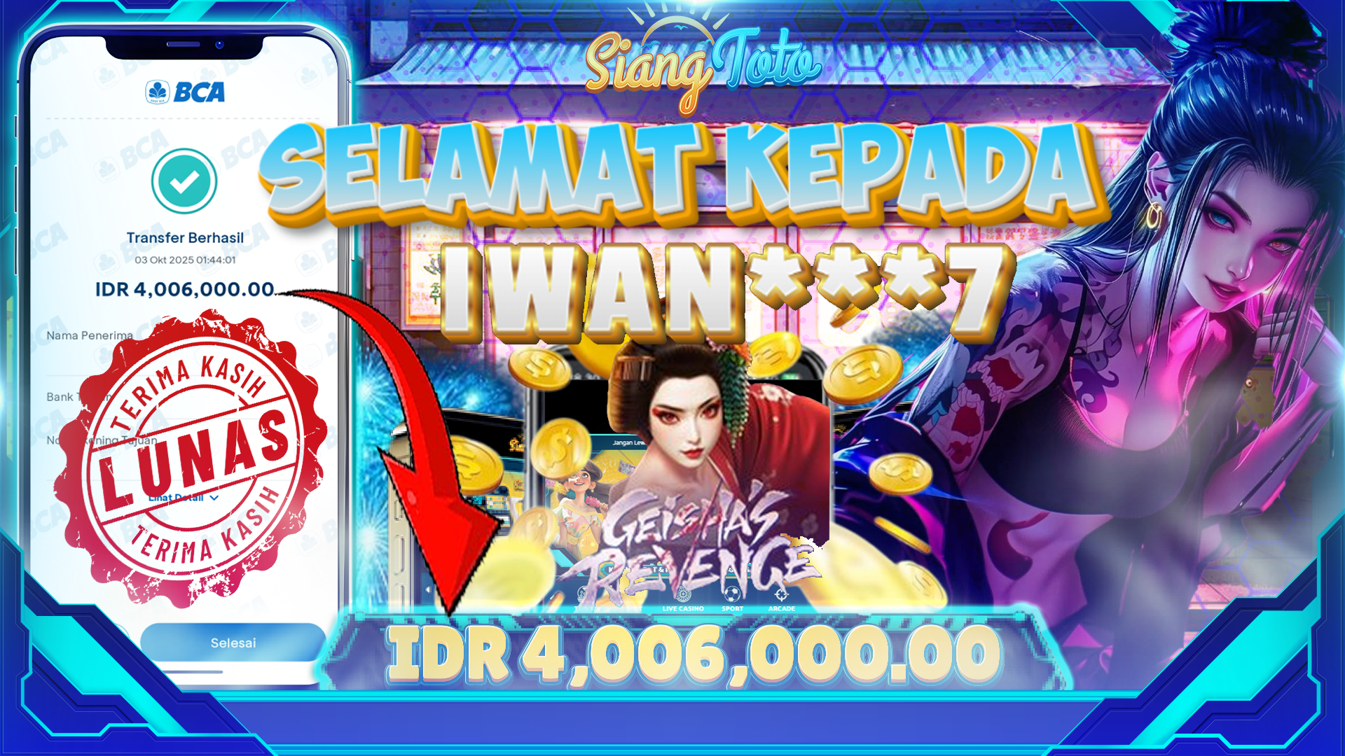 BUKTI JACKPOT SIANGTOTO