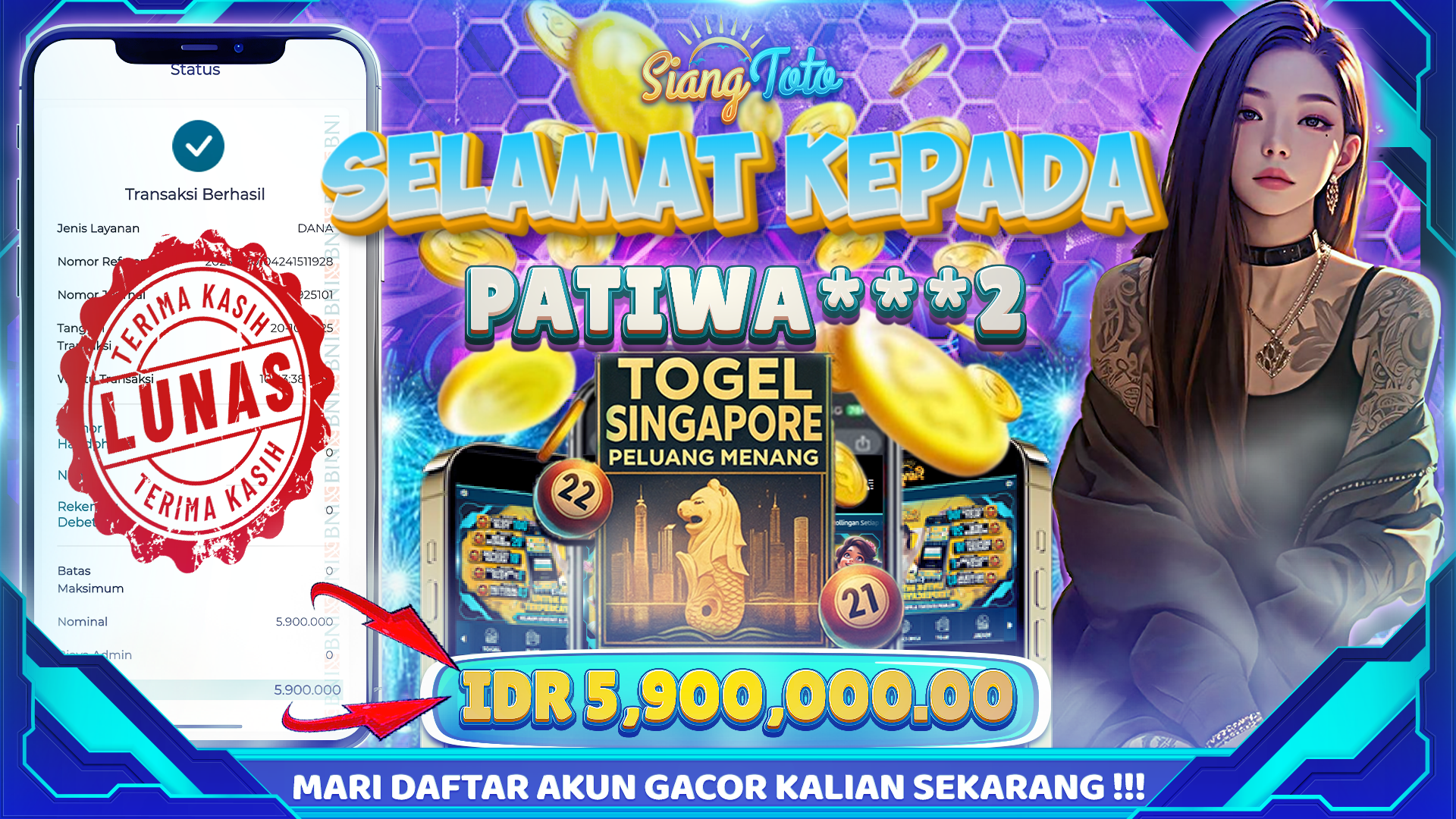 BUKTI JACKPOT TOGEL SIANGTOTO