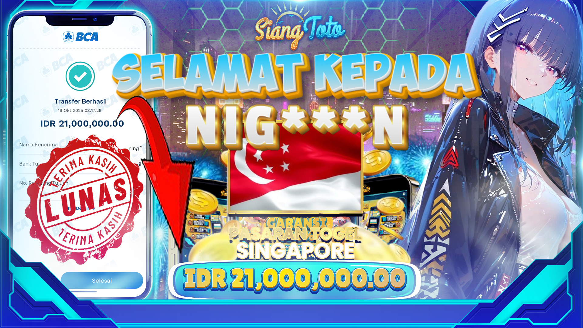 BUKTI MENANG SIANGTOTO