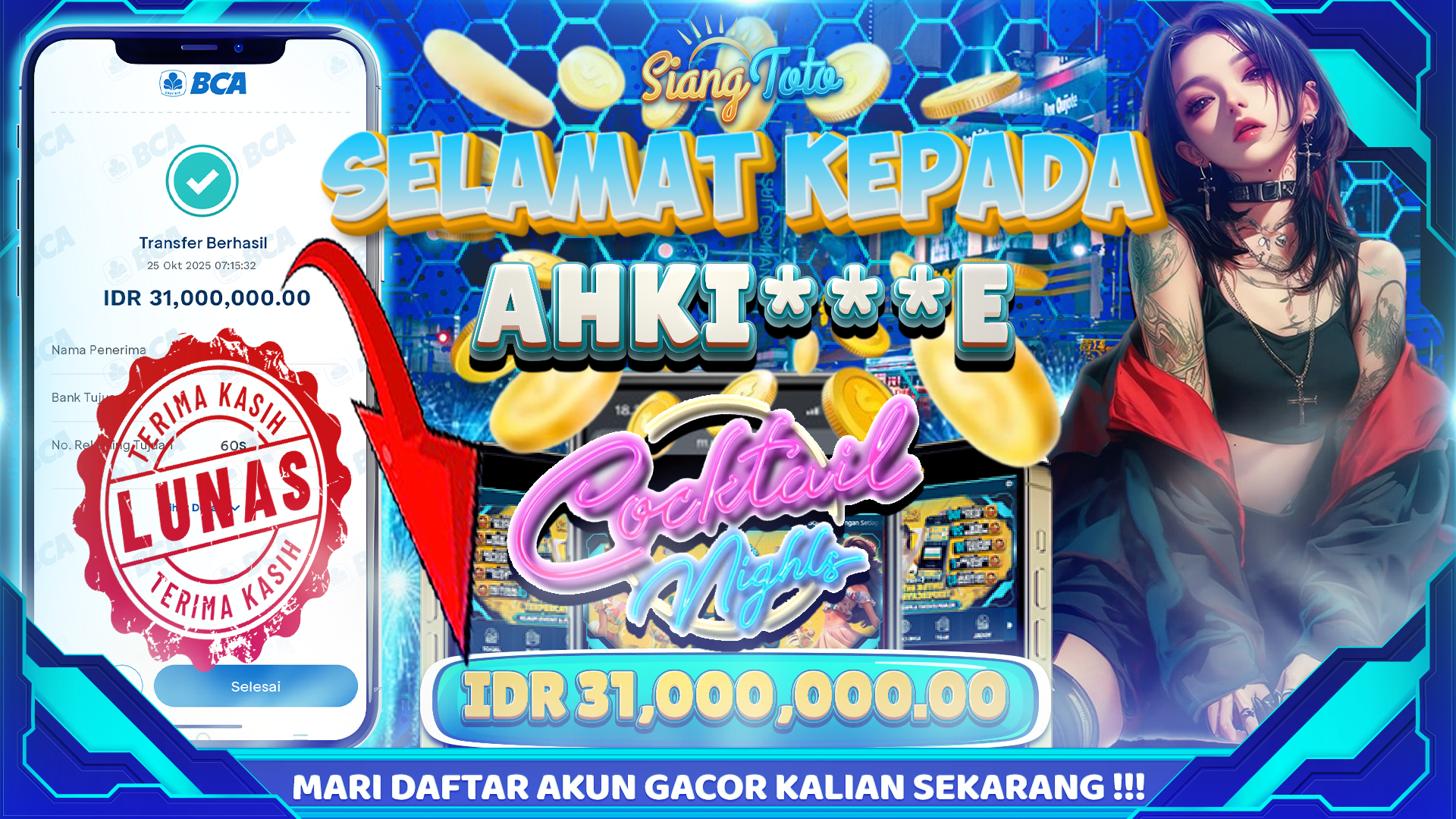 BUKTI JacKPOT SIANGTOTO