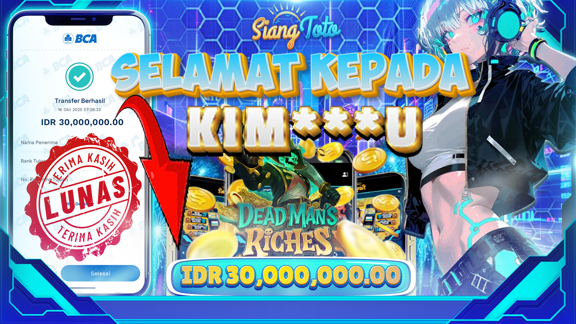 BUKTI MENANG SIANGTOTO