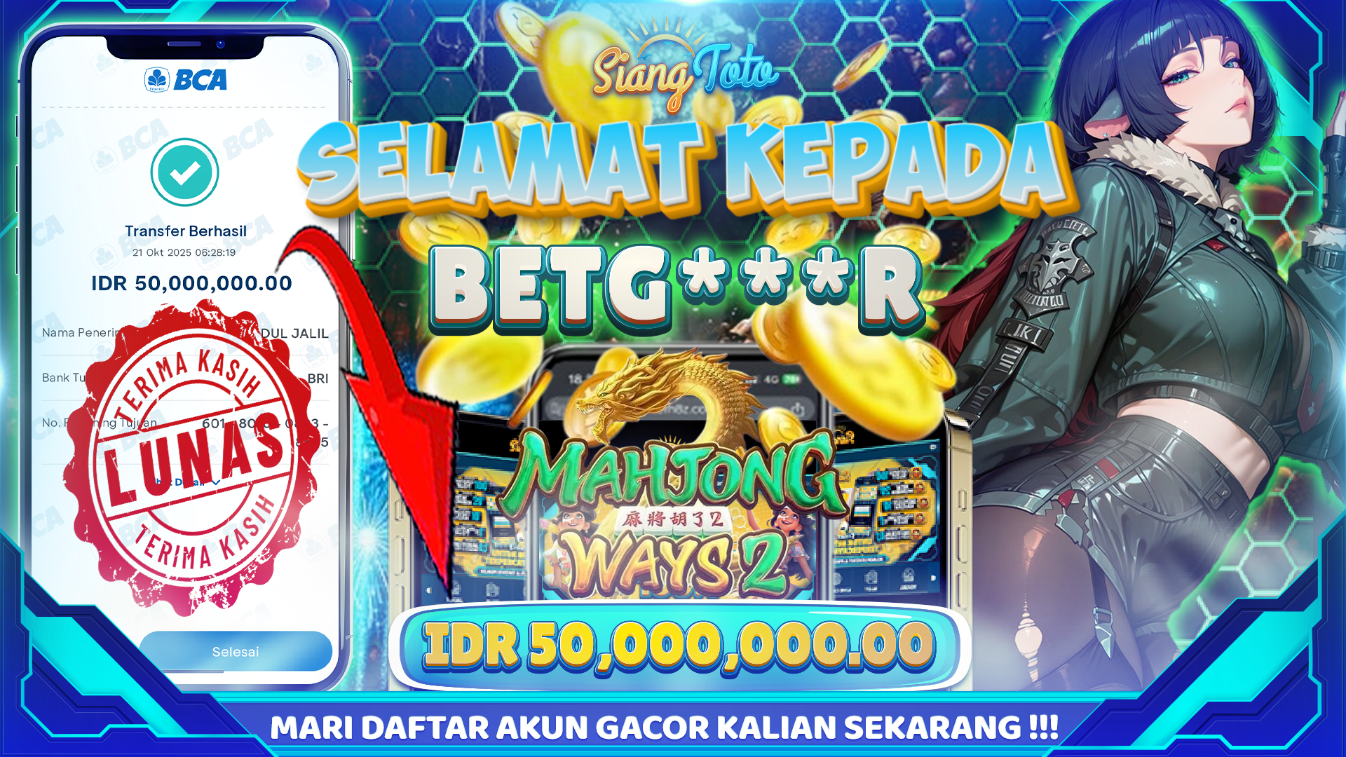 BUKTI JACKPOT SIANGTOTO