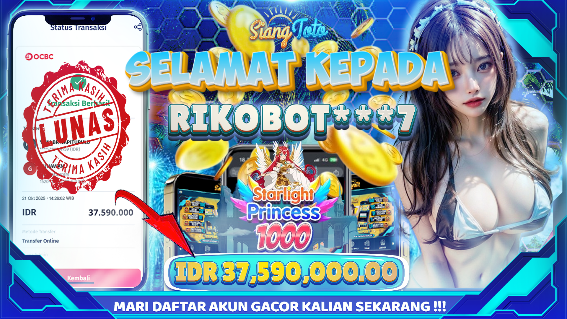 BUKTI JACKPOT SIANGTOTO