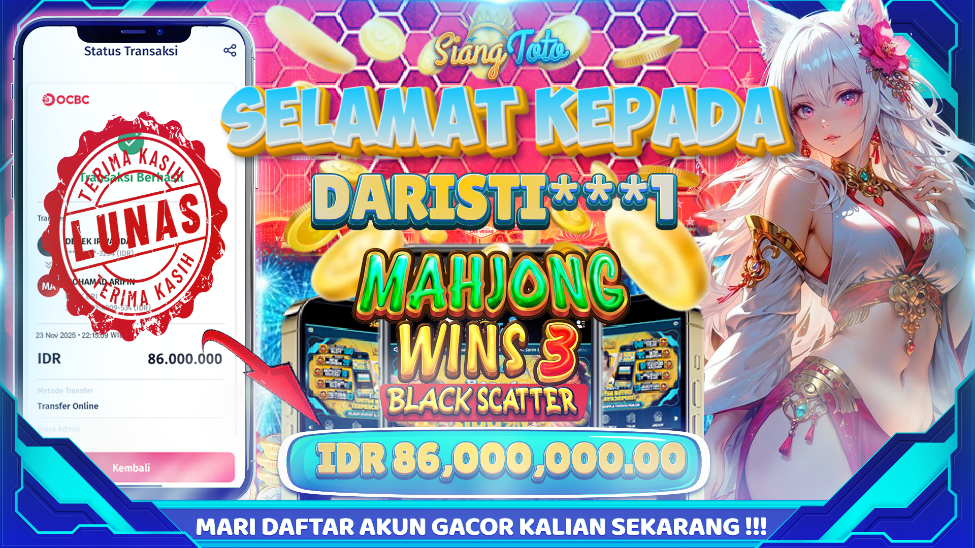 BUKTI JACKPOT SIANGTOTO