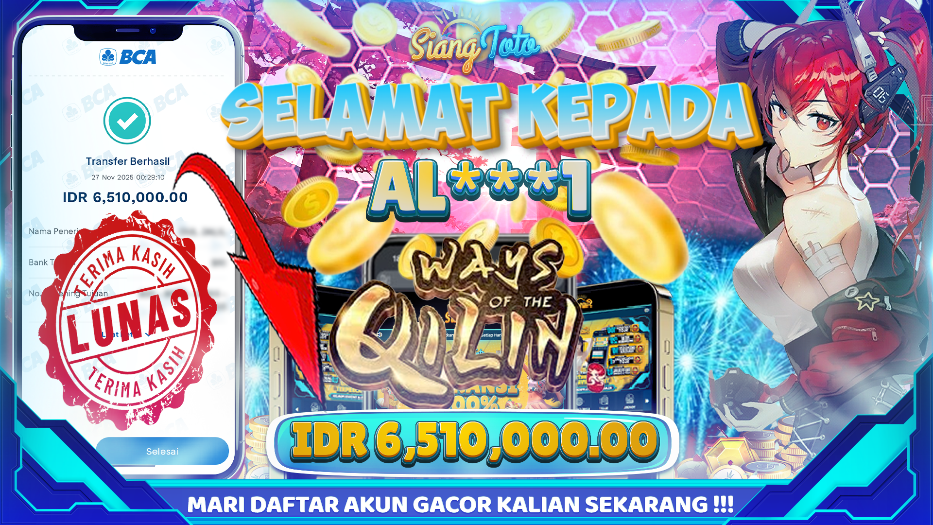 bukti jackpot siangtoto