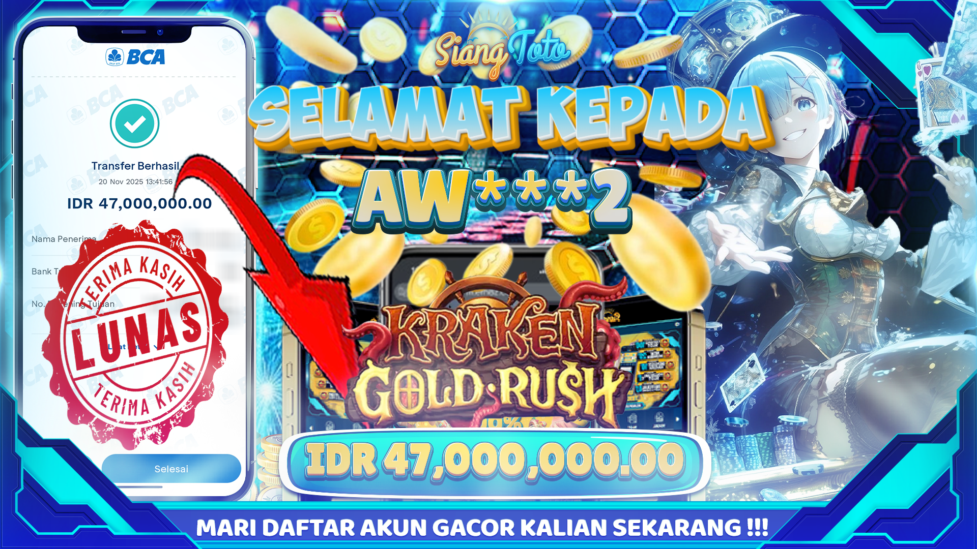 BUKTI JACKPOT SIANGTOTO