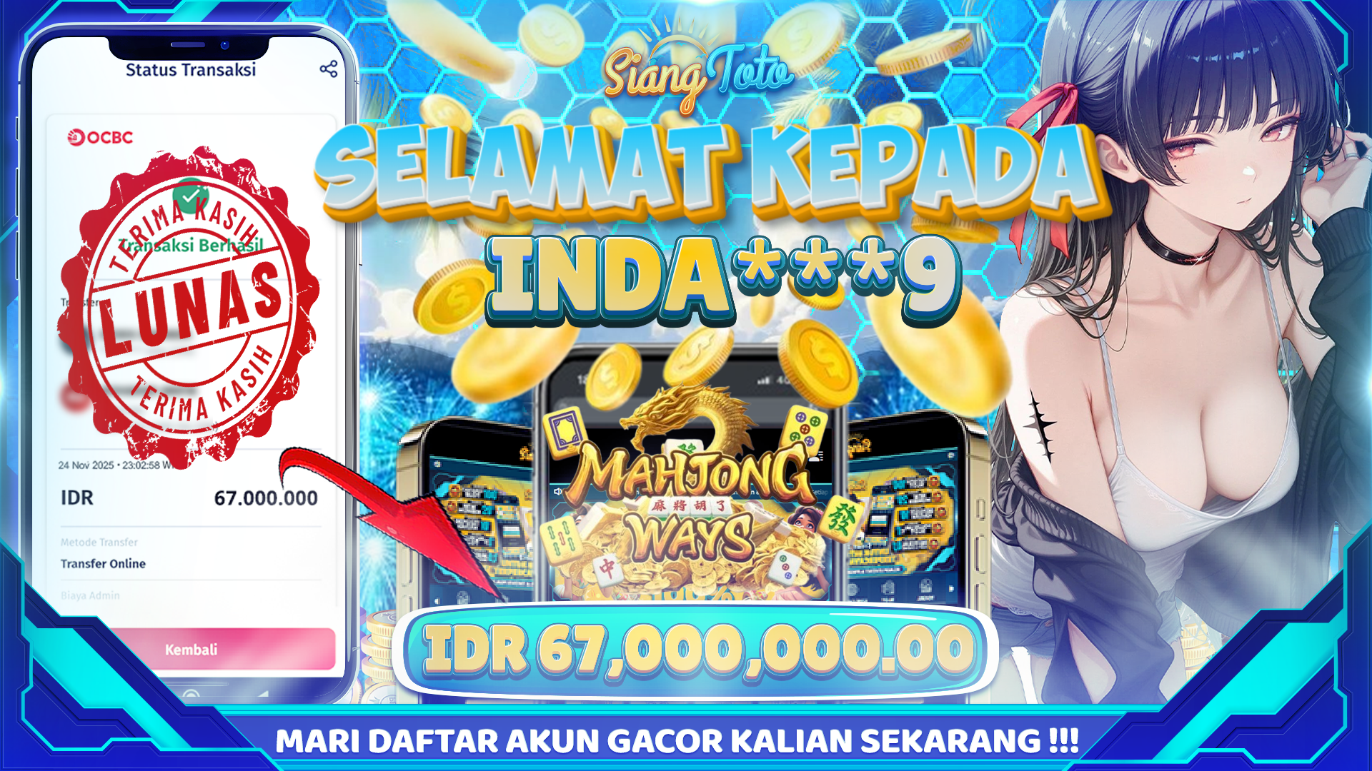 BUKTI JACKPOT SIANGTOTO