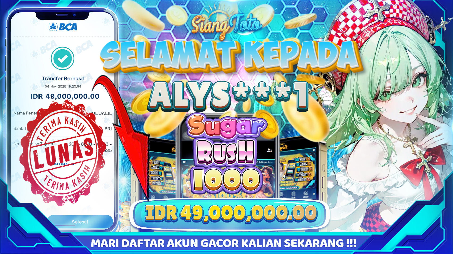 BUKTI JACKPOT SIANGTOTO
