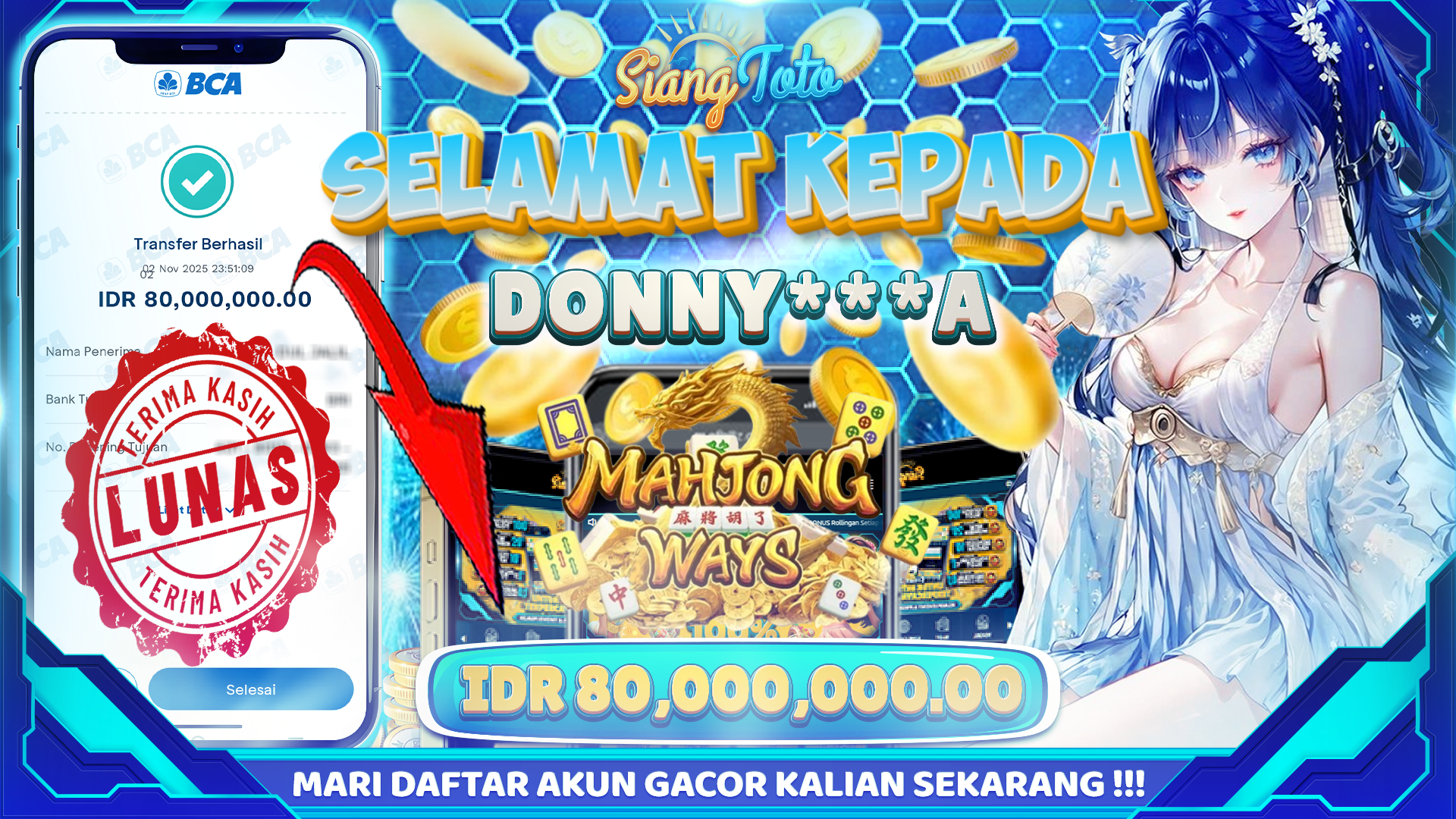 BUKTI JACKPOT SIANGTOTO