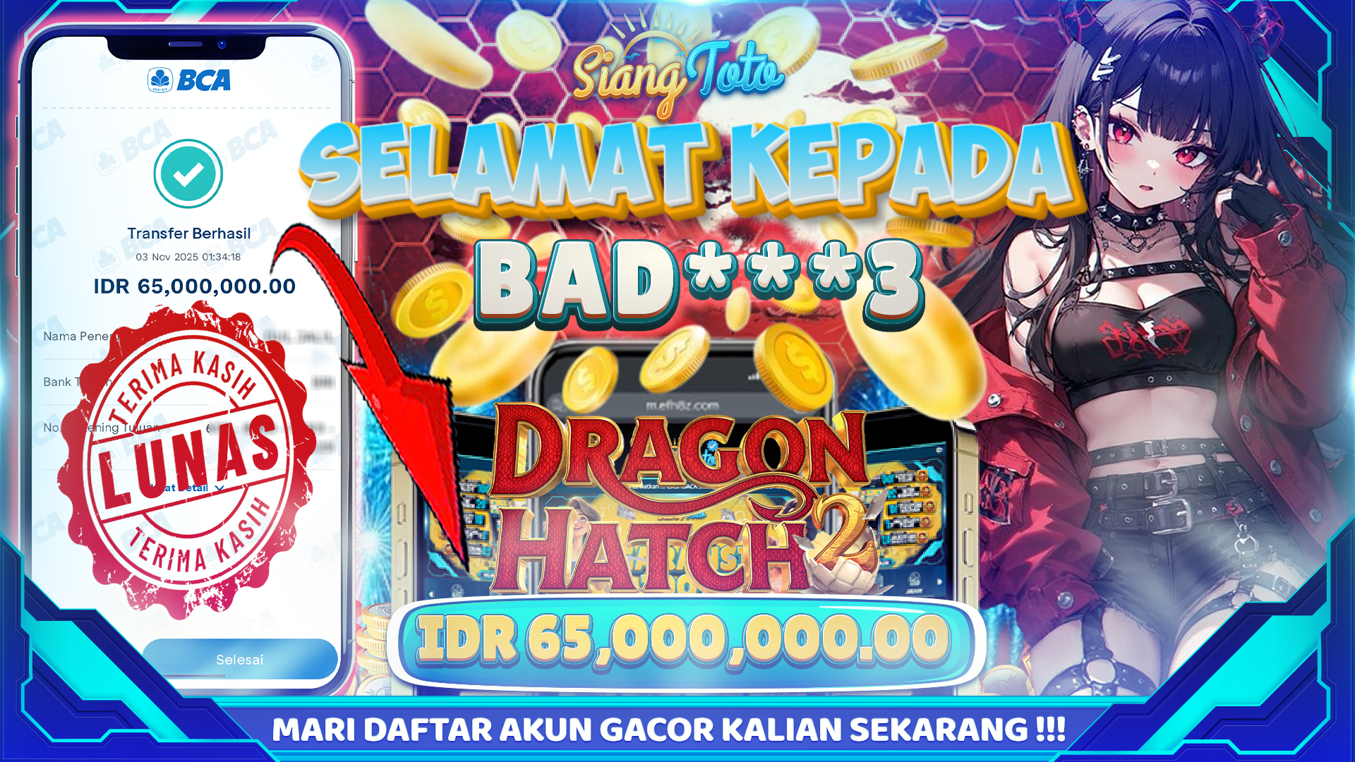 BUKTI JACKPOT SIANGTOTO