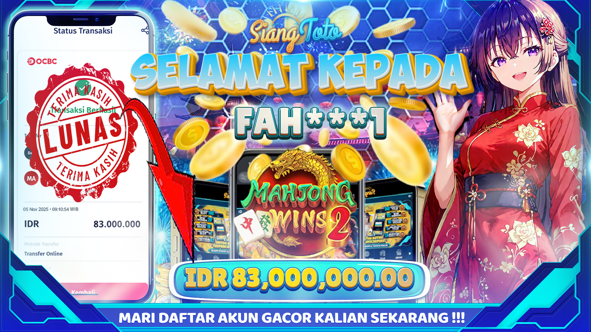 BUKTI JACKPOT SIANGTOTO