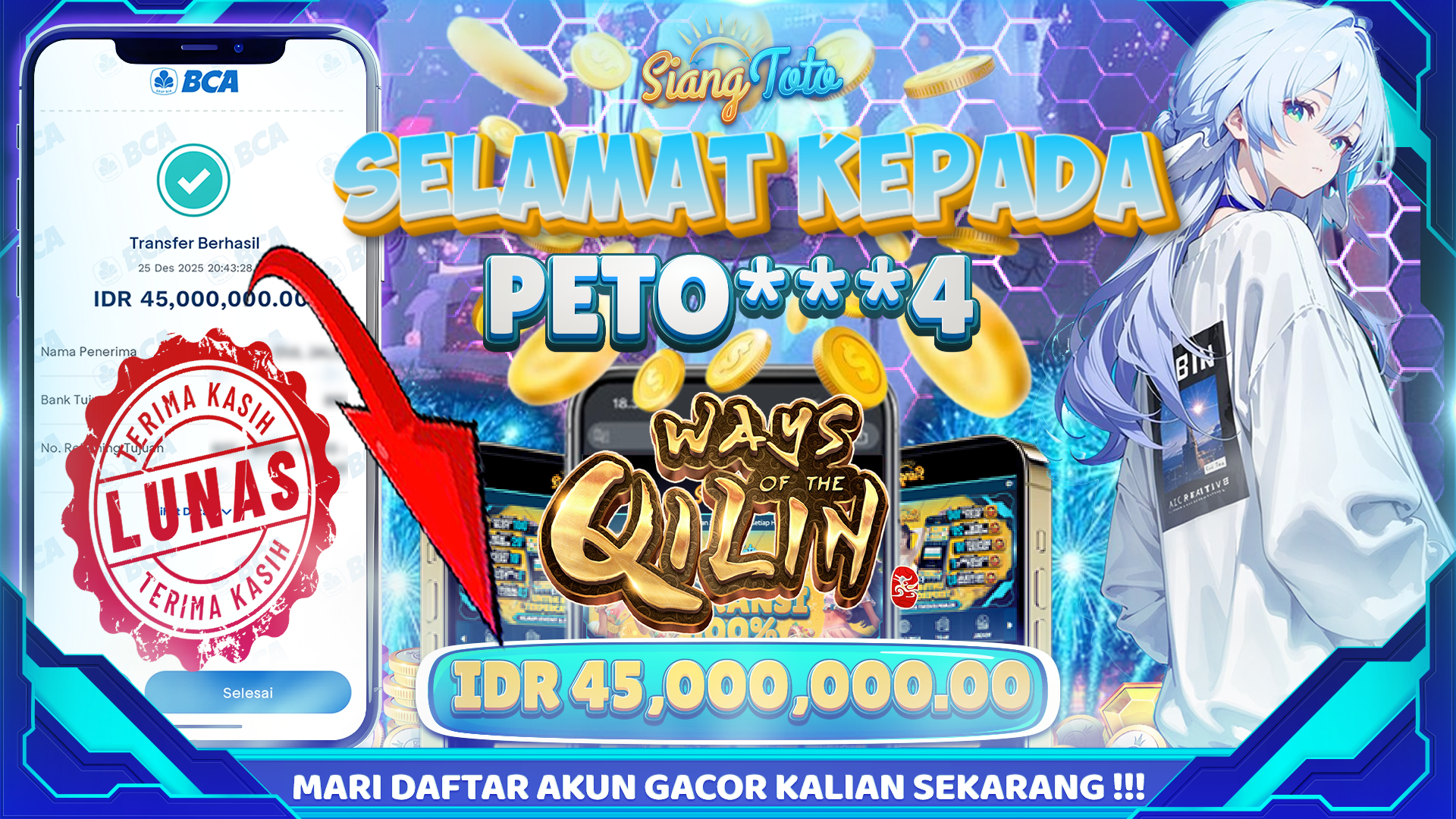 BUKTI JACKPOT SIANGTOTO