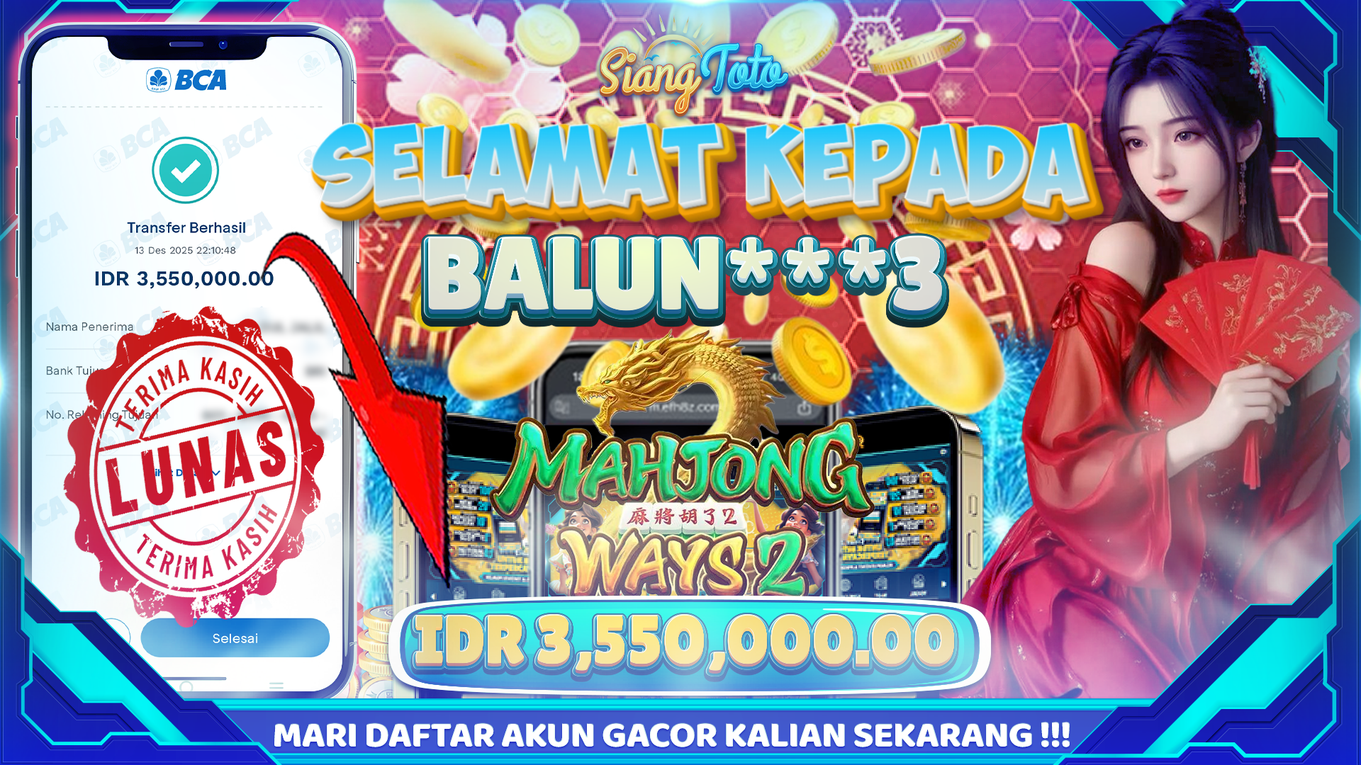 BUKTI JACKPOT SIANGTOTO