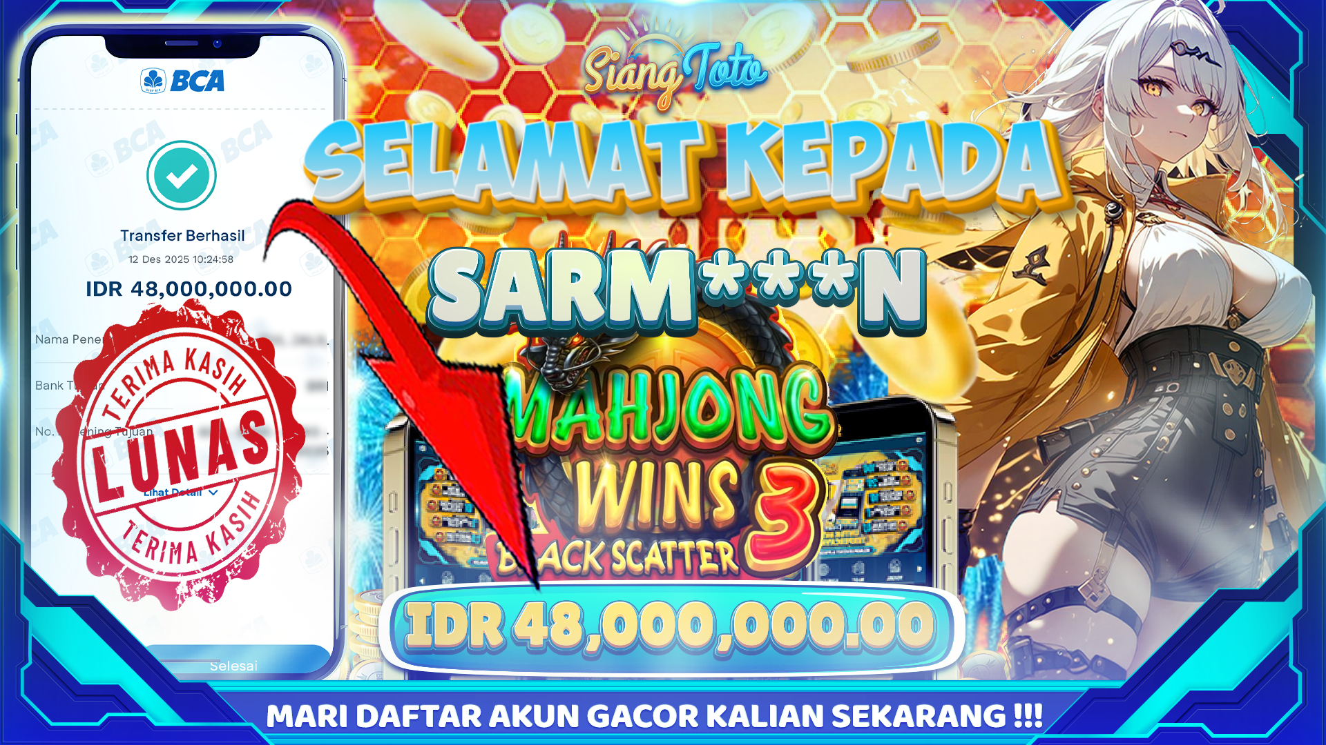 BUKTI JACKPOT SIANGTOTO