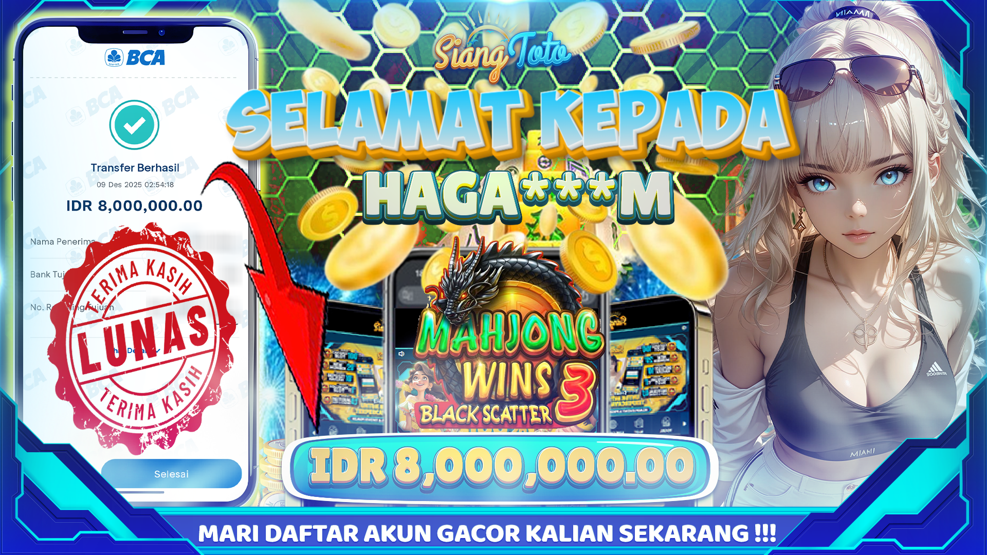 BUKTI JACKPOT MAHJONG WINS 3