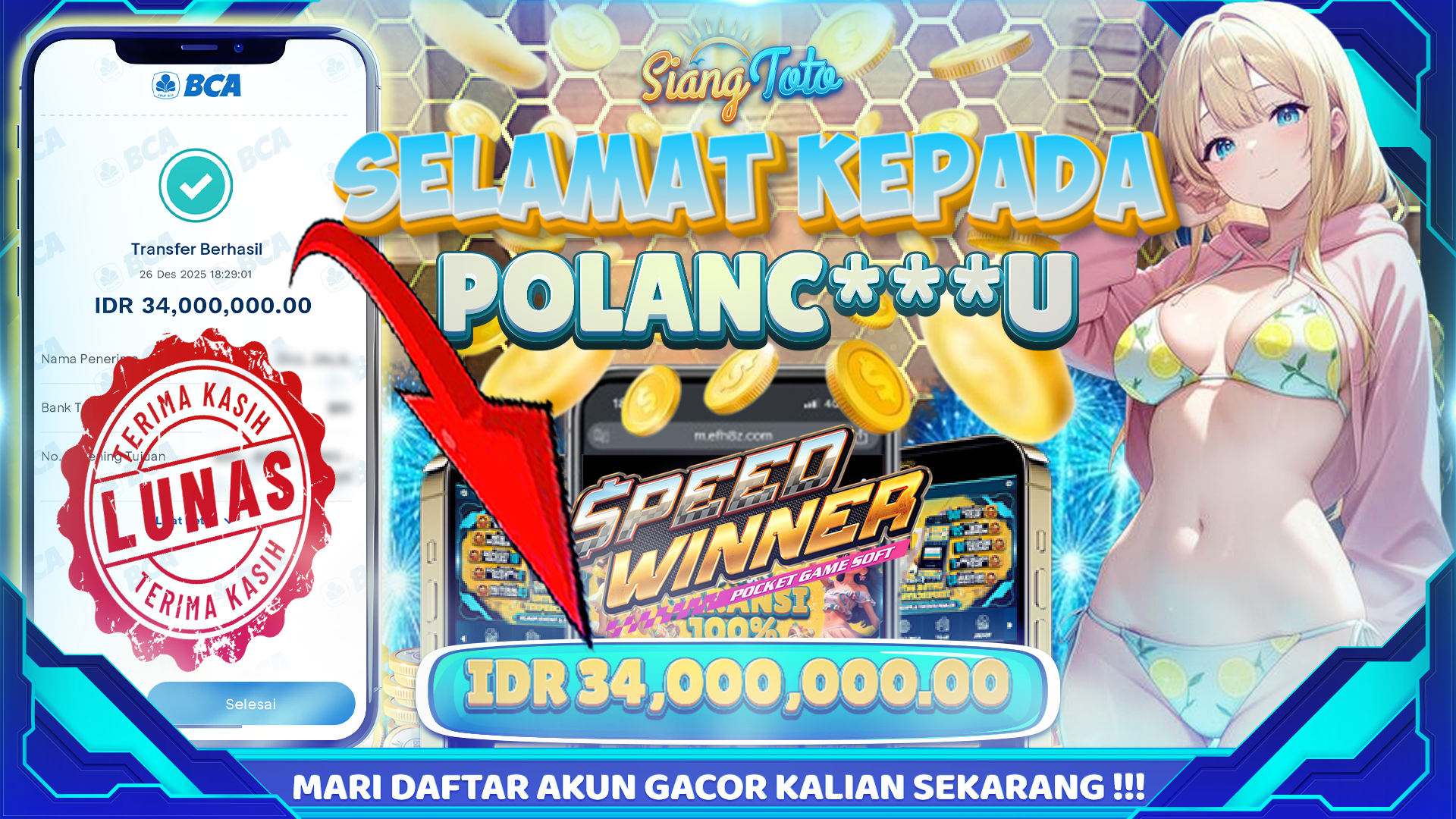 BUKTI JACKPOT SIANGTOTO