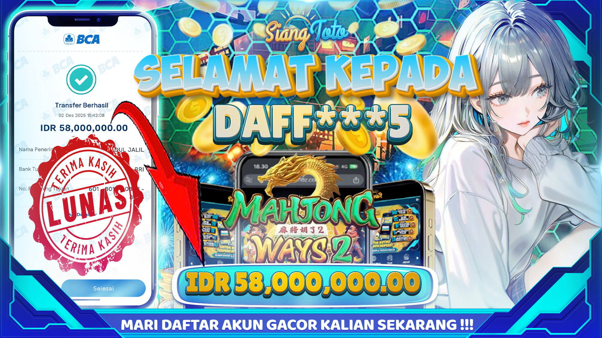 BUKTI JACKPOT SIANGTOTO